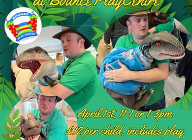 Meet Baby Dinosaurs at Bounce Play Centre