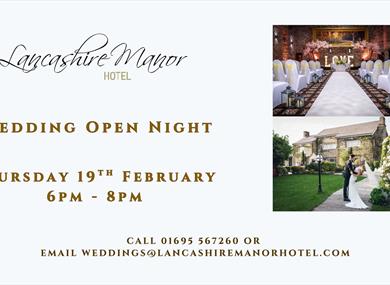 Lancashire Manor Hotel Wedding Open Night