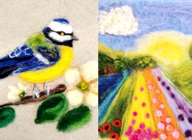 Felted Landscapes or Animal Portraits Class