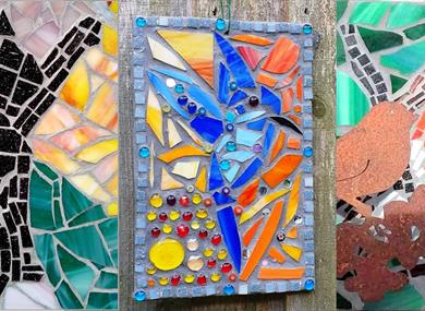 Garden Mosaic Plaque Class