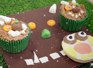 Half term fun - gruffalo baking