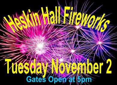 Heskin Hall Fireworks