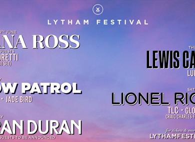 Lytham Festival poster