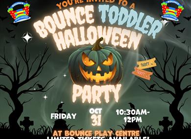 Bounce Toddler Halloween Party 31st Oct 2025