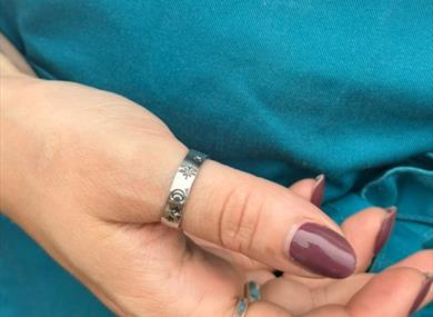 Silver Ring Making Workshop at Holden Clough