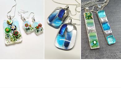 Fused Glass and Mosaic Jewellery Making Class