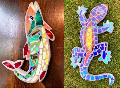 Mosaic Hand-formed Garden Shapes Class