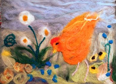 Needle Felted Animal Portraits Class