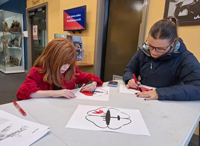 Remembrance Poppies: Craft Workshop at The Atkinson