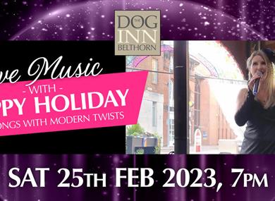 Live music with Poppy Holiday