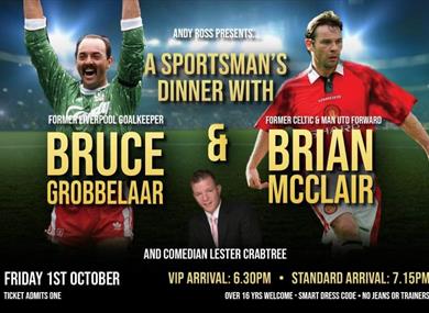 Evening with Bruce Grobbelaar and Brian McClair