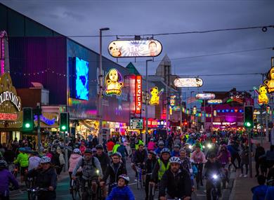 Ride The Christmas Lights Blackpool 2021