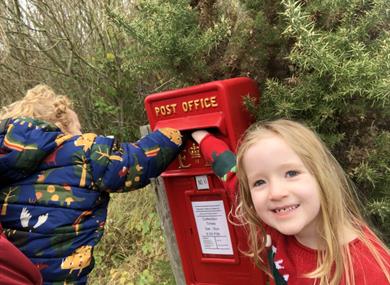 Dear Santa at Heysham Nature Reserve