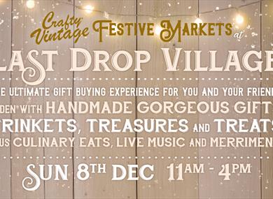 Crafty Vintage Christmas Markets : The Last Drop Village