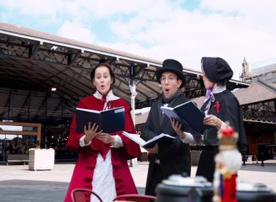 Victorian Carol Singers at Preston Markets