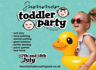 Summer Toddler Party at Thornton Hall Country Park