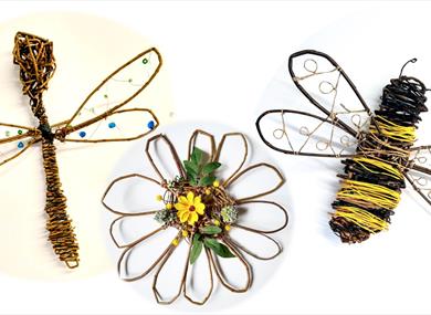 Willow Weaving Class: Bees, Daisy or Dragonfly