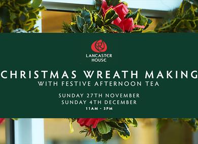 Christmas Wreath Making with Afternoon Tea