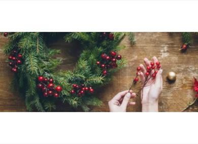 Christmas Wreath Making Workshop at The Lawrence