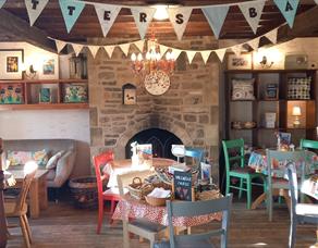 Potters Barn tearoom and gift shop area.