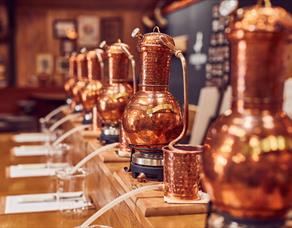 close up of mini copper stils