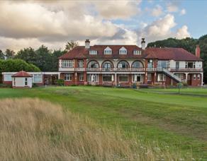 Golf course and club house