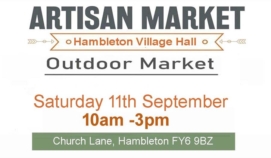 Artisan Market - Hambleton Village Hall