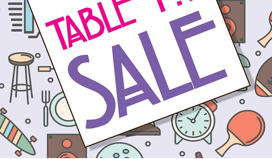 Table Top Sale