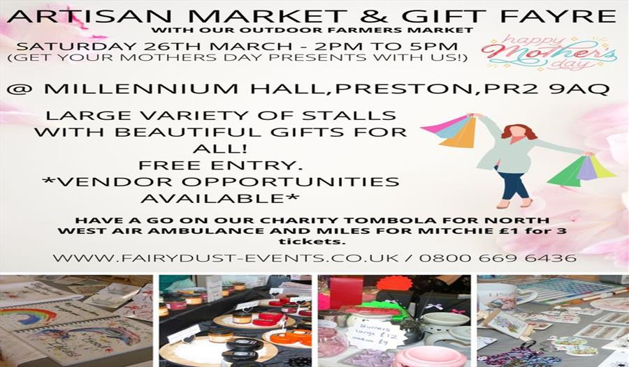 Artisan And Gift Fayre @ Millennium Hall (with outdoor Farmers Market)