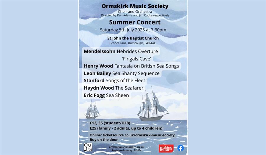 Ormskirk Music Society Summer Concert