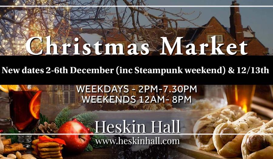 Christmas Market Shopping in Chorley, Heskin Visit Lancashire