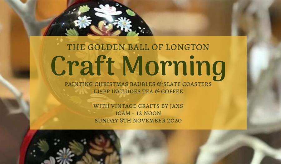 Christmas Bauble & Coaster Painting workshop