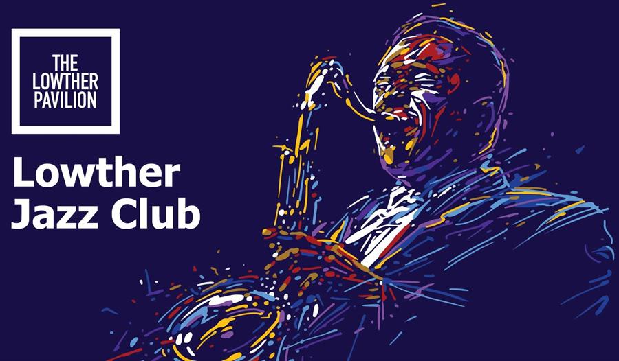 Impressionist artwork depicting a jazz musician playing a saxophone.
