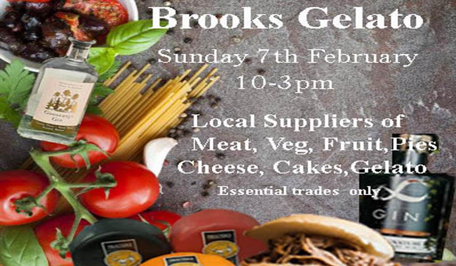 Farmers market promotional poster