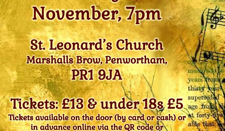 Preston Orpheus Choir - Autumn concert