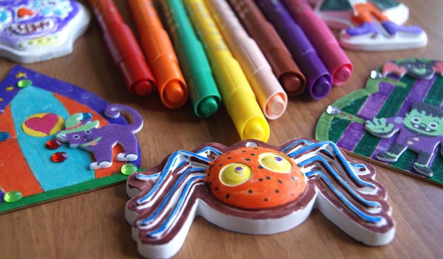 Cute and Creepy Halloween Crafts at the Castle