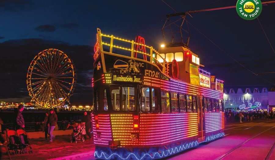 Ride the Lights Night Illuminations Tram Tours