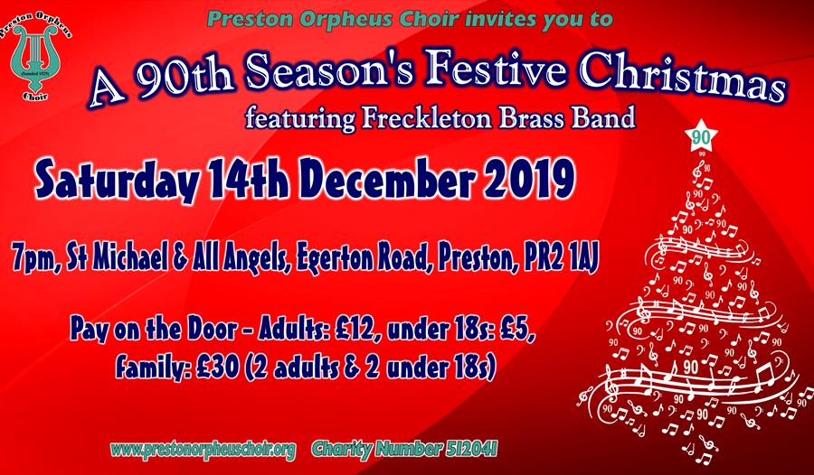 Preston Orpheus Choir Christmas Concert