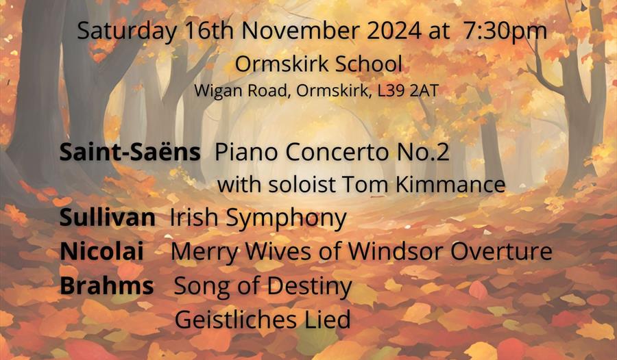 Ormskirk Music Society Autumn Concert