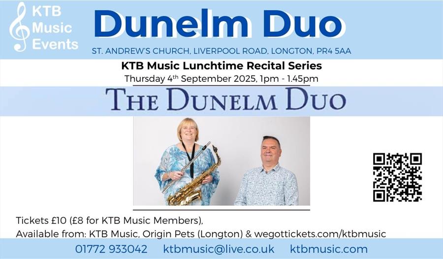 Dunelm Duo: Woodwind/Sax and Piano Concert