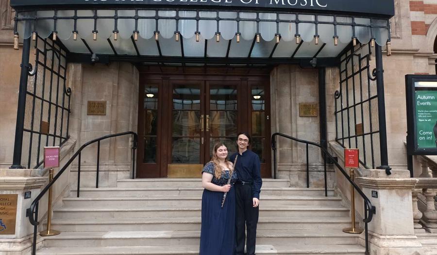 Ellen Buller (flute) with Jack Campbell (piano)