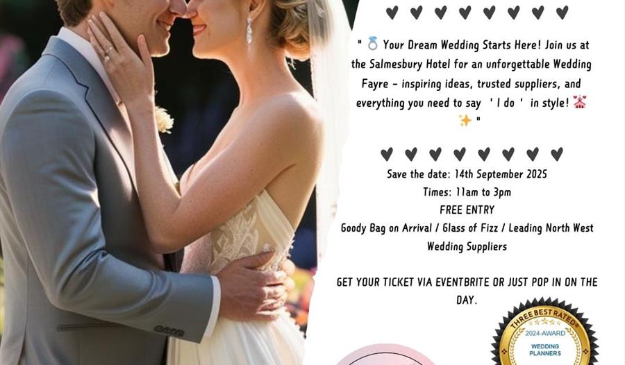 Wedding Fayre @ The Salmlesbury Hotel - 14th September 2025