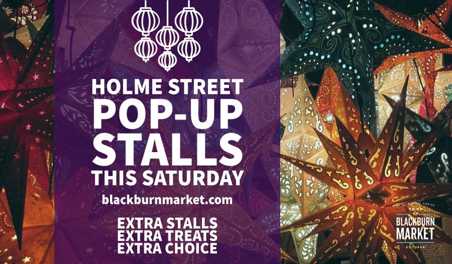Holme Street Pop-Up Stalls, Blackburn Market 2020