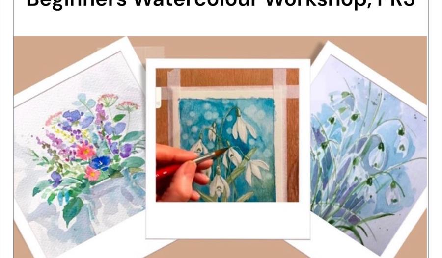Beginners Watercolour Flower paintings Workshop