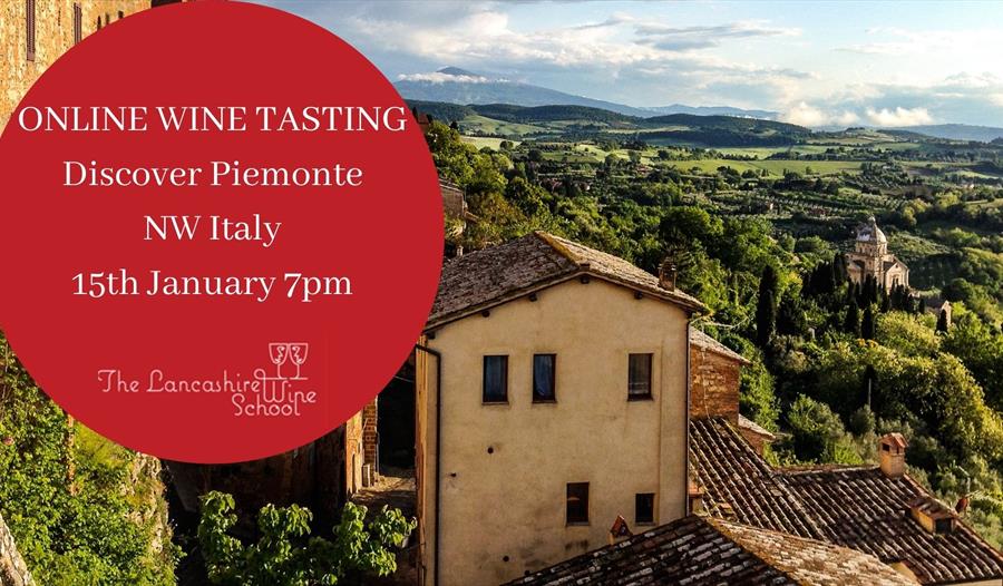 Discover Piemonte NW Italy (ONLINE Wine Tasting)
