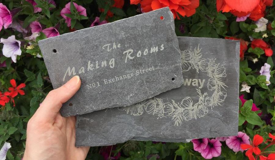 Make Your Own Slate Sign