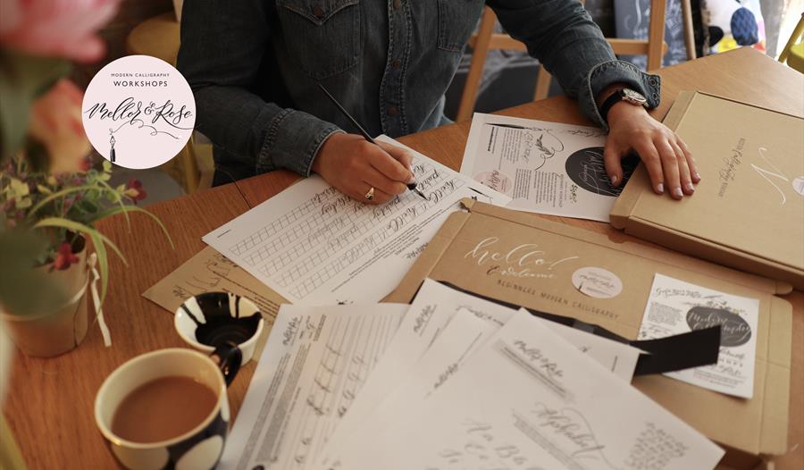 Modern Calligraphy Workshop at Neptune