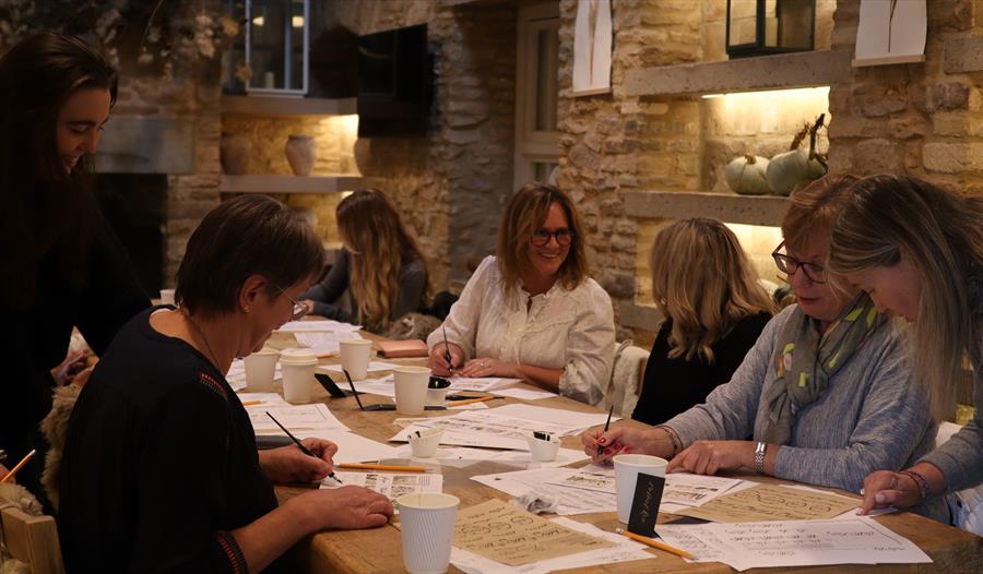 Modern Calligraphy with Mellor & Rose