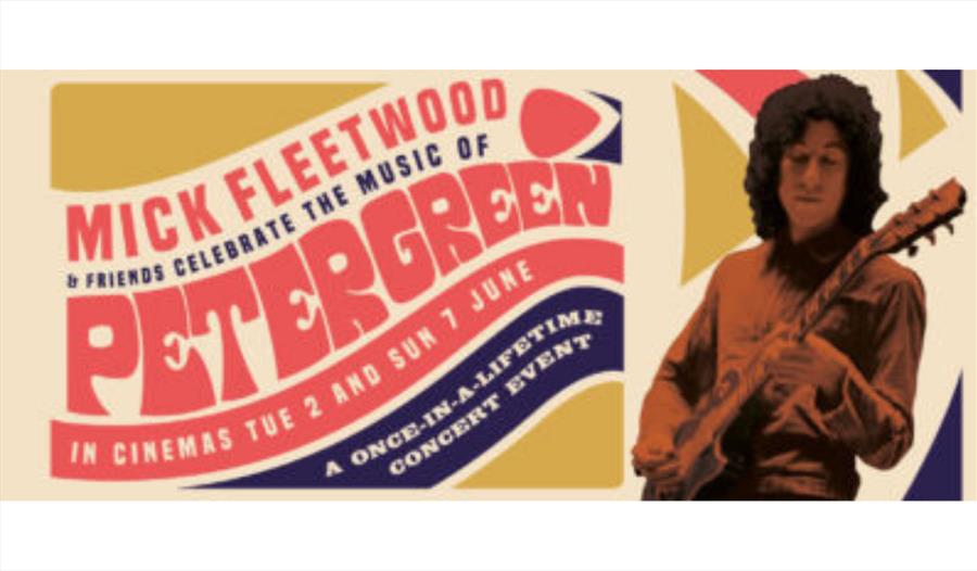 Colourful poster for the concert.