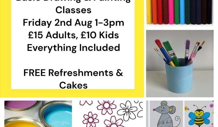 Basic Drawing and Painting Classes